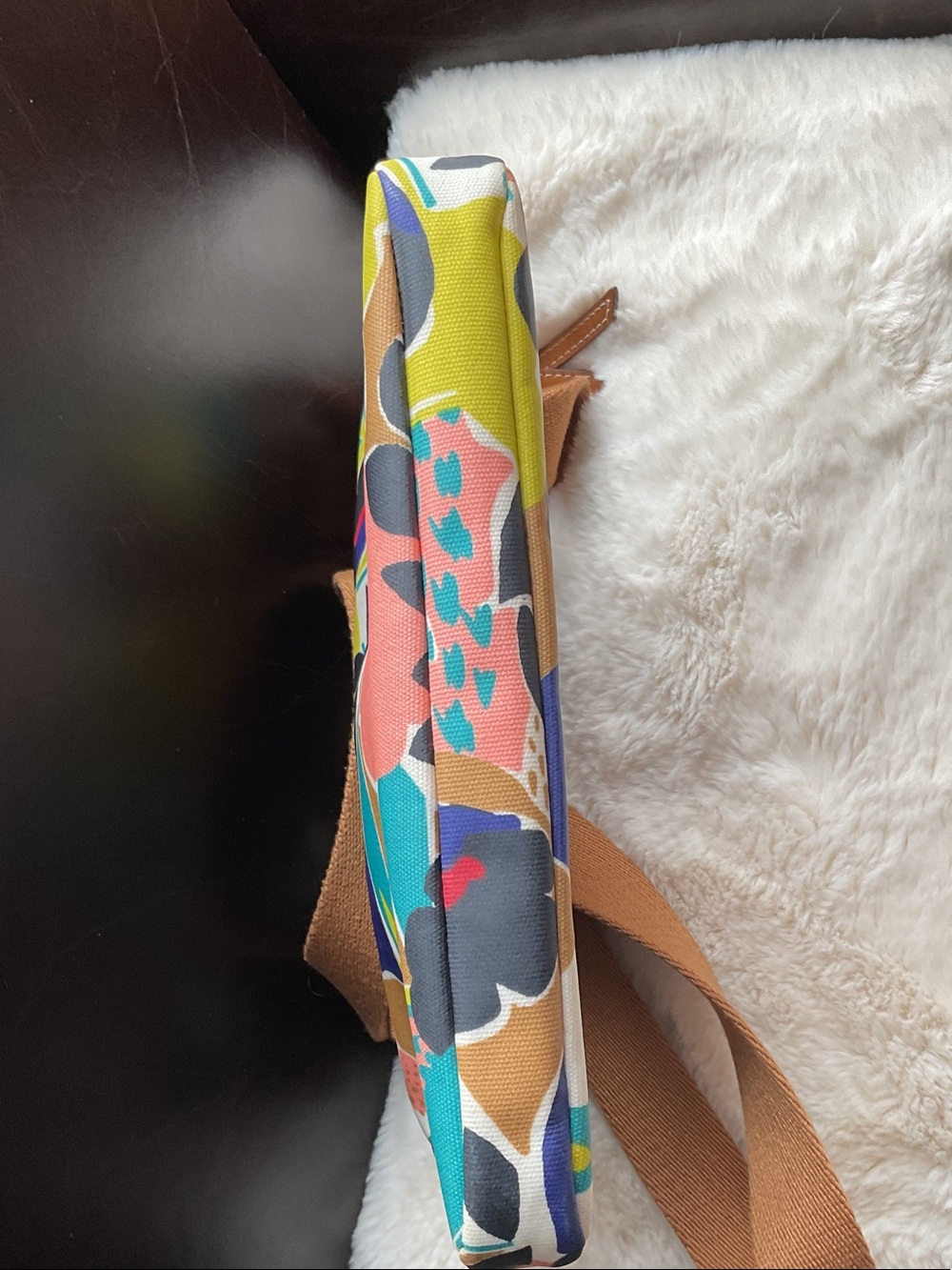 Fossil Eliza Colorful Floral Canvas Crossbody - Picture 5 of 8